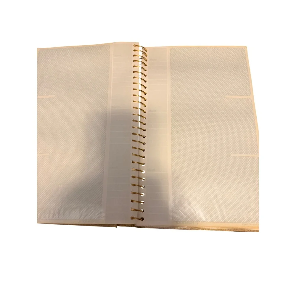 Pioneer Photo Album BDP-35 Tan Gold Vinyl Holds 300 4x6 Photos Bi-Directional